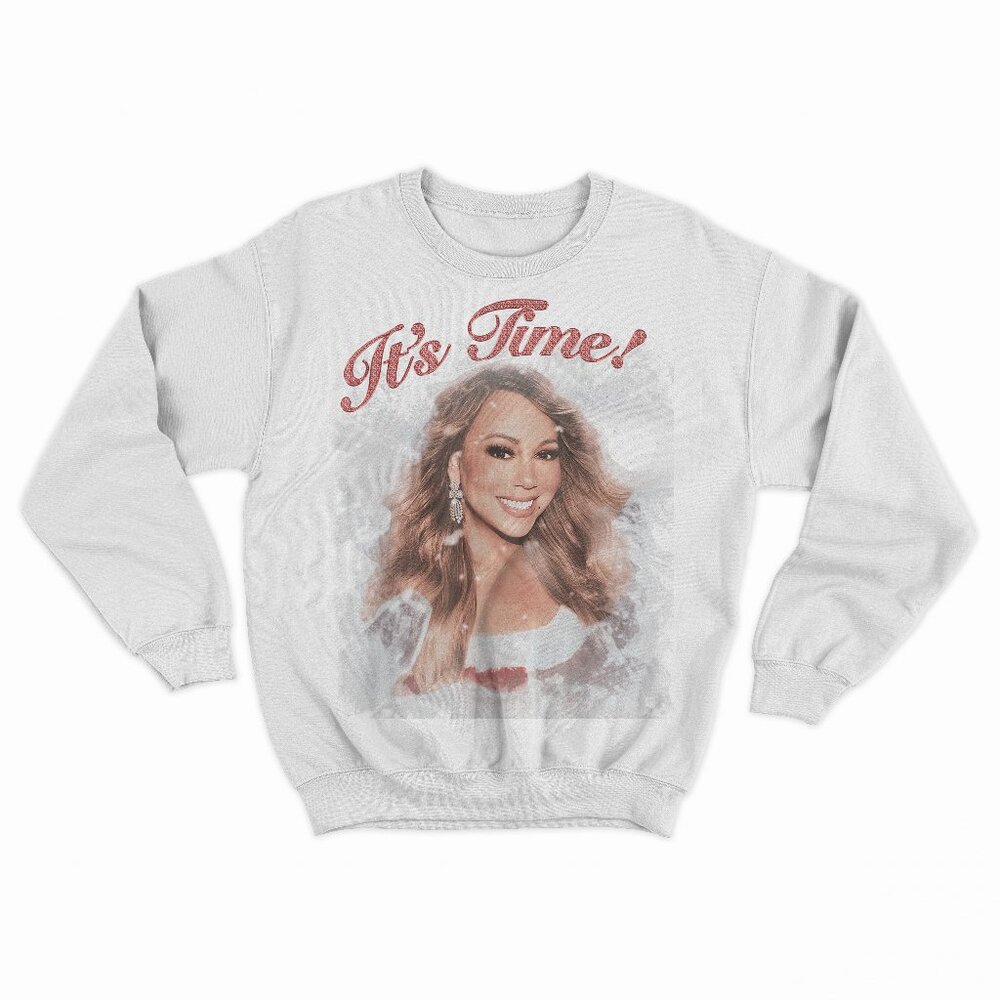 Mariah Carey It's Time Merry Christmas Sweatshirt